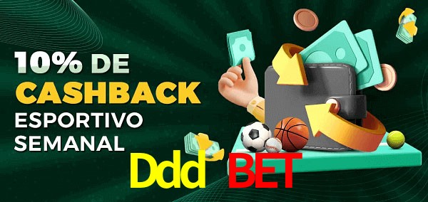 10% de bônus de cashback na Ddd Bet